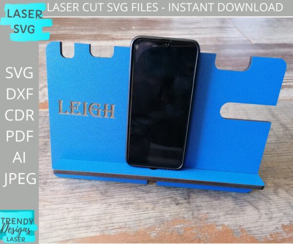 Docking station svg, Laser Cut Wood Phone Stand SVG