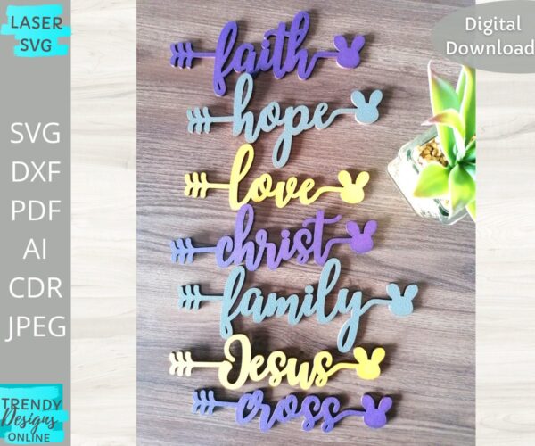 Easter Place setting svg, Easter Plate words svg