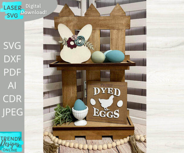 Fence Display shelf svg, Farmhouse Decor Tray shelf svg