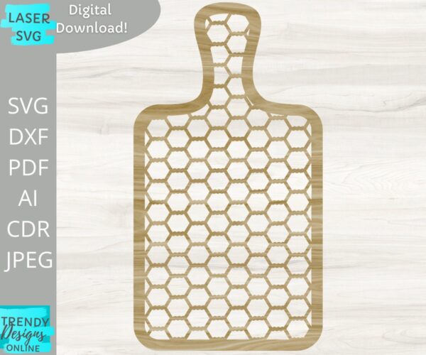 Cutting Board Chicken Wire Svg, Farmhouse Chicken wire svg